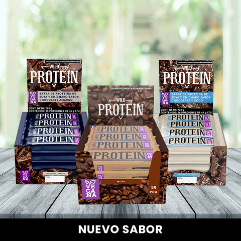 Super Pack Wild Protein Vegan 48 Unidades (3 cajas)